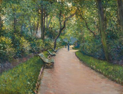Parc Monceau by Gustave Caillebotte